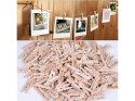 Dekoracyjne mini klamerki zdjęć galeria drewniane 100szt ZWY
