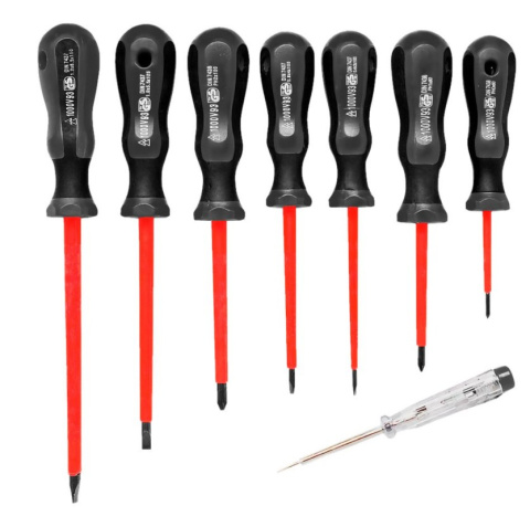 Wkrętaki prac elektrycznych zestaw 8szt 1000V